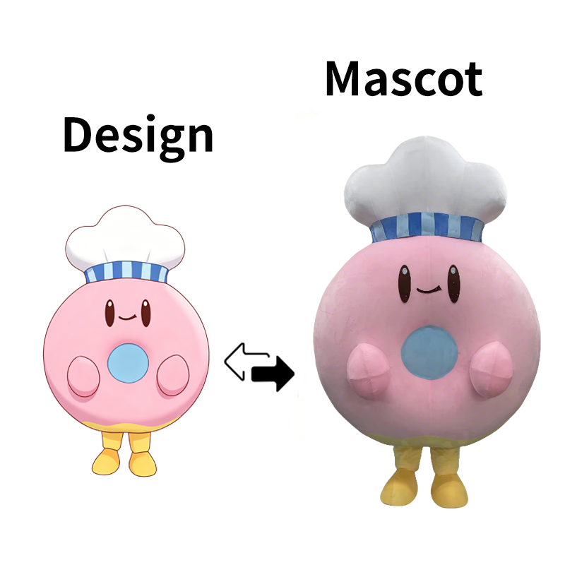 Custom Doughnut Mascot Costume
