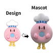 Custom Doughnut Mascot Costume
