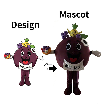 Custom Purple Grape Mascot Costume