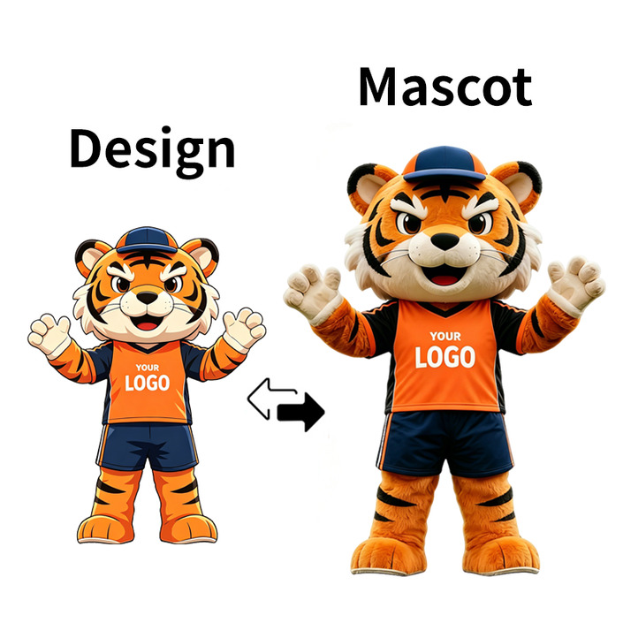Custom Tiger Mascot Costume