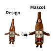 Custom Beer Bottle Mascot Costume
