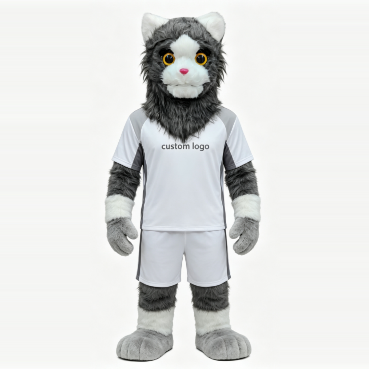 Open-mouthed Cat Mascot Costume–Ready-to-Order