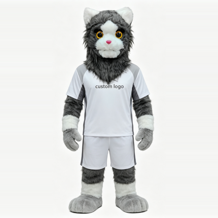 Open-mouthed Cat Mascot Costume–Ready-to-Order