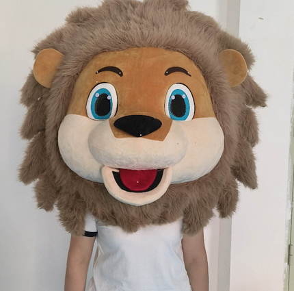 Custom Karate Lion Mascot Costume