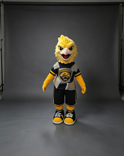 Custom Yellow Eagle Mascot Costume