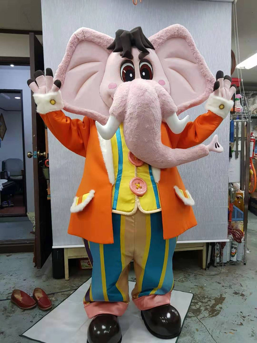 Custom Bunny in Duck Hat Mascot Costume