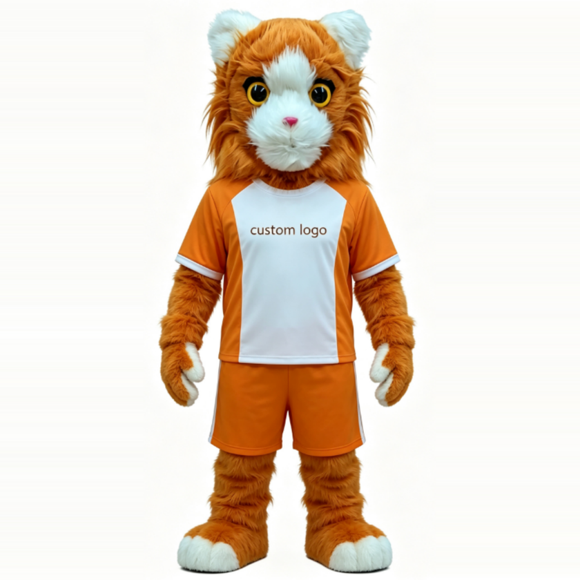 Open-mouthed Cat Mascot Costume–Ready-to-Order