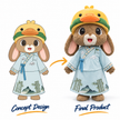 Custom Bunny in Duck Hat Mascot Costume