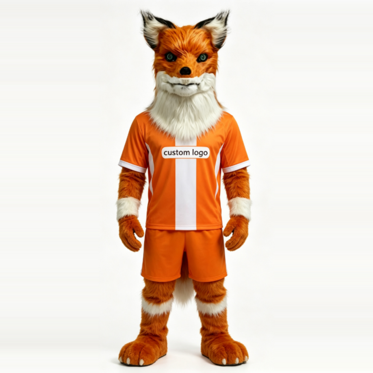 Open-mouthed Fox Mascot Costume–Ready-to-Order