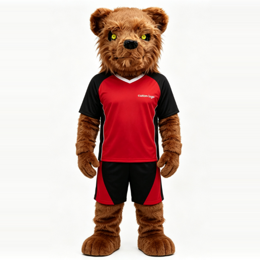 Open-mouthed Bear Mascot Costume–Ready-to-Order