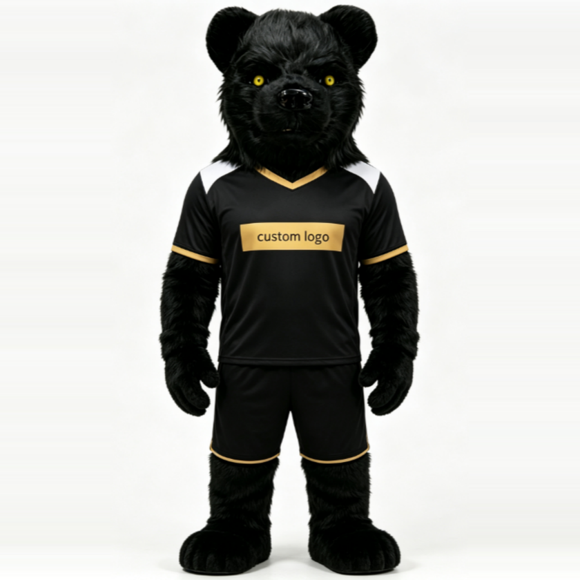 Open-mouthed Bear Mascot Costume–Ready-to-Order