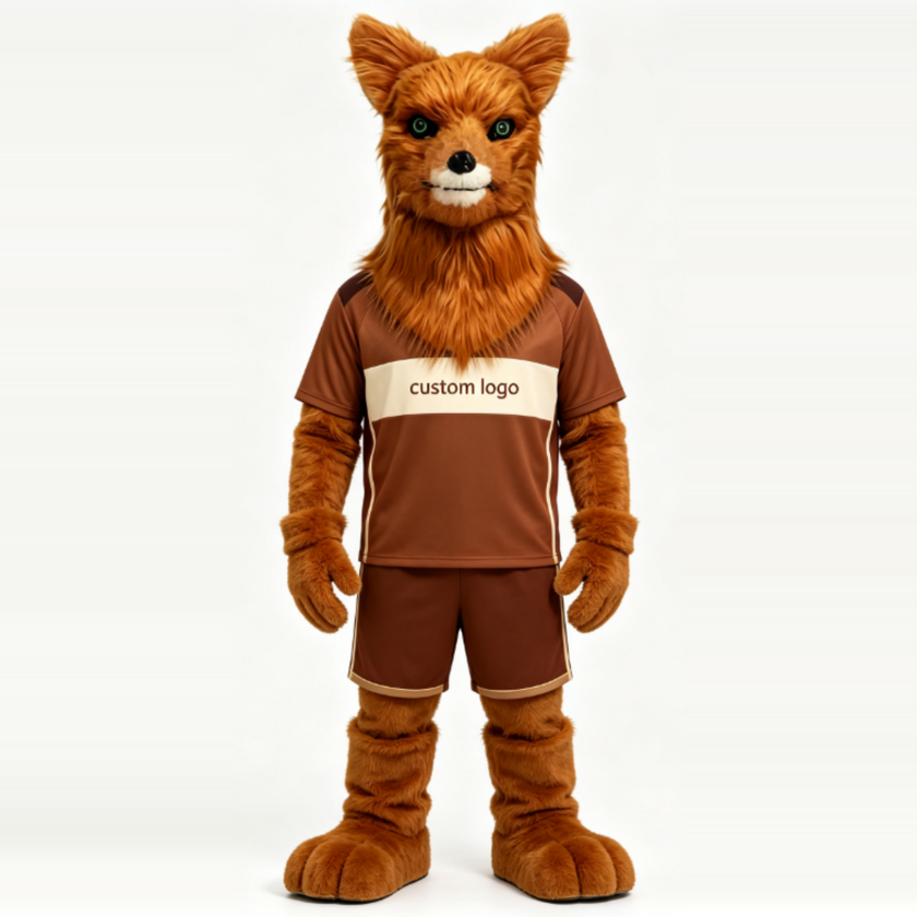 Open-mouthed Fox Mascot Costume–Ready-to-Order