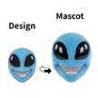 Custom Alien Mascot Head Mascot Costume